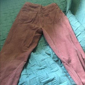 Pacsun corduroy mom jeans super cute blush color.
